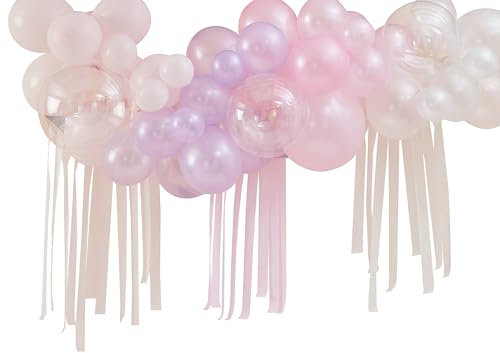 Ginger Ray BA-345 Meerjungfrau Mit 60 m Luftschlangen, 50 Latexballons