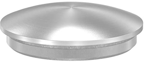 STEINBACHER© | tappo per tubo in acciaio inox, per 40,0x2,0mm, leggermente curvo, V2A