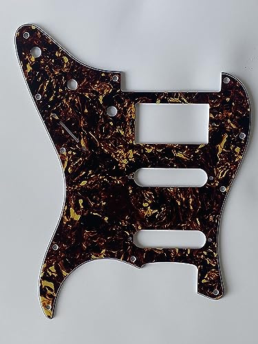 Schlagbrett für Strat Floyd Rose Tremolo HSS Humbucker Gitarre Pickguard (4-lagig, braune Schildkröte)