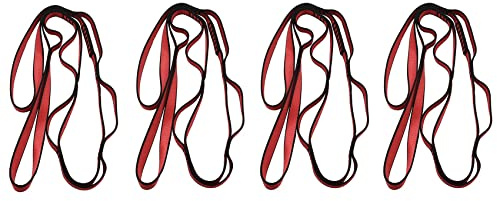 4 x Yoga-Dehnungsgurt-Verlängerungsgurt für Aerial Yoga Hängematte Schaukel Anti-Schwerkraft-Verlängerungsgurt