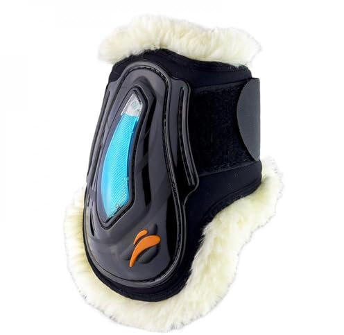 eQuick Augenschutz Modell eAIRSHOCK Fluffy Rear mit V. und synthetischer Wolle schwarz L
