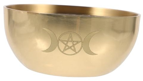LIFKICH 1ensemble Bol Laiton Sacrificiel pour Cérémonies Et Décorations Élégantes Accessoire Multifonctionnel pour Et Offrandes pour Temples Et Maisons