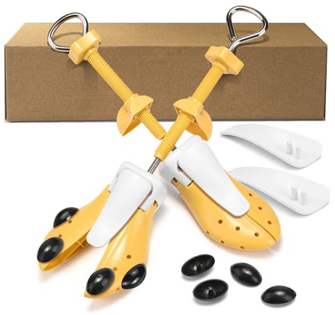 Schuhspanner für breite Füße für Männer und Frauen, 4-Wege-Schuhexpander, verstellbare Länge, Breite und Höhe für den Zehenbereich und den dicken Spann