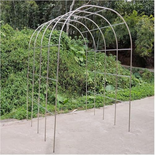 Arco da giardino resistente, riconfigurabile e facile da montare, pergolato per piante fai da te e decorazione esterna