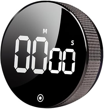 Digital Kitchen Timers for Cooking, OIHCAZ Magnetic Countdown Timers Clock with LCD Disply, Adjustable Oven Timer Stop Clock for Baking Yoga Studying Sport
