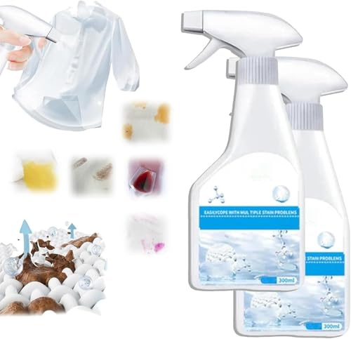 Cozy Home Fleckenentferner, 300 ml, Trockenreinigung, Fleckenentferner-Spray, Fleckenentferner-Spray, sofortiger Fleckenentferner für die härtesten Flecken für Fett, Öl, Stoff, Kleidung (2)
