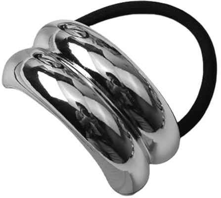 Fasce per capelli per capelli da donna, elastici per con coda di cavallo | Fascetta per in metallo con fascia per coda di cavallo. Fascetta per a di a doppio,Elas