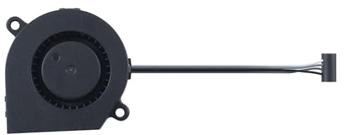 BCZAMD 3D Drucker Zubehör for bambu-lab P1P/P1S 5015 Hotend Frontabdeckungslüfter : DC 24V Effizienter Wärmeableitungs Lüfter,7800 ± 10% U/min-ZX1.25 4Pin Anschlussklemme,doppelte Kugellager