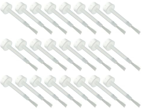 SHINEOFI Herramienta de Manicura 200 de Nylon Blanco Práctica y Fácil de Usar Pinceles para Esmalte de Uñas para Mejorar la Eficiencia Trabajo