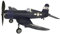 Corsair Vought F4U Rubber Powered Flying Scale Balsa Wood Model Craft Kit that really flies - great gift idea!