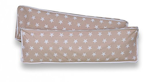 Rückenkissen-Set für Kinderzimmer Kinderkissen, Kissenfarbe:Sterne Beige