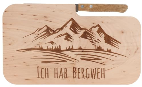 Snack board avec couteau - Snack board avec gravure - Planche en bois avec couteau - Cadeaux pour randonneurs - Cadeaux pour l'extérieur - Petit déjeuner en plein air