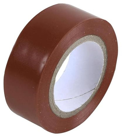 Klebeband, PVC, 19 mm x 8 m, Braun, Elektro-Isolierband, 1 Stück | MP002142