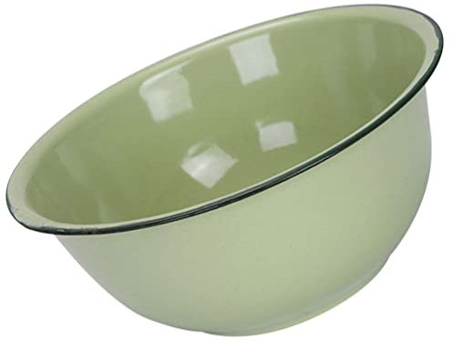 Healvian Enamel Bowl Thickened Deep Basin for Soup Noodles Mixing for Kitchen Housewarming Food Preservation Stain Resistance