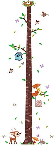 PULaif Toise personnalisée, Autocollant Mural, Autocollants for Chambre d'enfant, Chambre d'enfant, crèche, établissements d'enseignement for Enfants