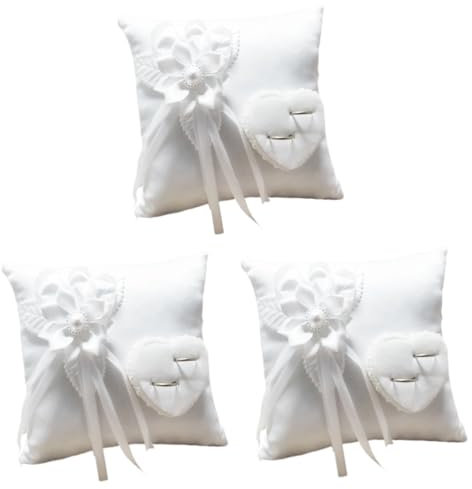 ifundom 3 Stücke Hochzeit Kissen Kissen Decor Herz Form Kissen Für Ehe Lieferungen