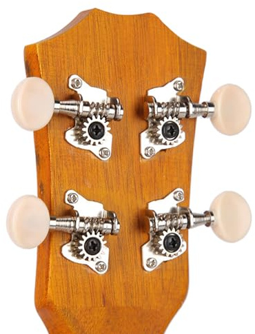 Cheville d'accordage pour ukulélé classique + 2R Tuners Boutons de mécaniques pour ukulélé 4 cordes Accordeurs 2R2L