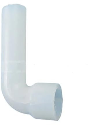 Zubehör for Eismaschinen, 1 Silikon-L-Rohr, weißes Rohranschlussteil, kompatibel mit BQL-Softeismaschinen-Zubehör