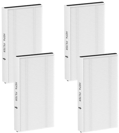 HAVANSIDY 4 Pack Replacement Filter for Panasonic, Compatible with FV10VE1, FV-10VE1, FV10VEC1, FV-10VEC1 Projector Cartridge, Synthetic Fiber/Polypropylene Air Filter