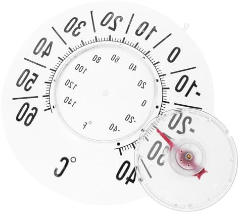 YARNOW Präzises Fensterthermometer Mit Saugnapf Klarer Temperaturmesser Für Innenräume Und Außenbereiche Ideales Raumthermometer Zur Genauen Messung Der Raumtemperatur Für Ihr Zuhause