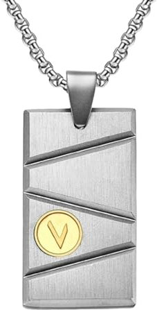 XIPIEIO Mode Unisex Halskette Kette Hundemarke Mode Männer Punk Rock Pralinen Hundemarke Anhänger Halskette Schmuck Geschenk Für Ihn mit Kette Geschenke