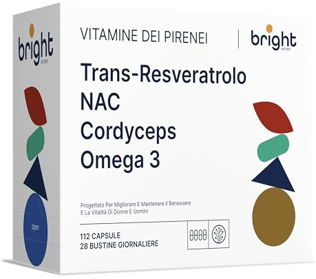 Trans-Resveratrol y NAC + Omega 3, Cordyceps – Antiedad y Activador de Sirtuinas. Soporte Antioxidante, Protección Celular y Energía
