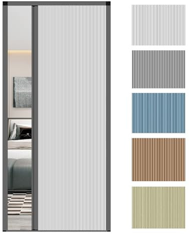 GOCHUSX Porta A Soffietto da Interno Personalizzata, Porta Pieghevole A Scomparsa, Porta Pieghevole Scorrevole A Scomparsa per Camera da Letto, Bagno, Cucina, Ufficio