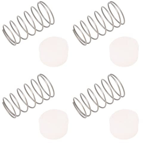 ZJchao 10pcs Spring Check Valve One Way Oil Return Valve Durable Rubber Check for Oil Machine Air Compressor with Long Service Life (355)