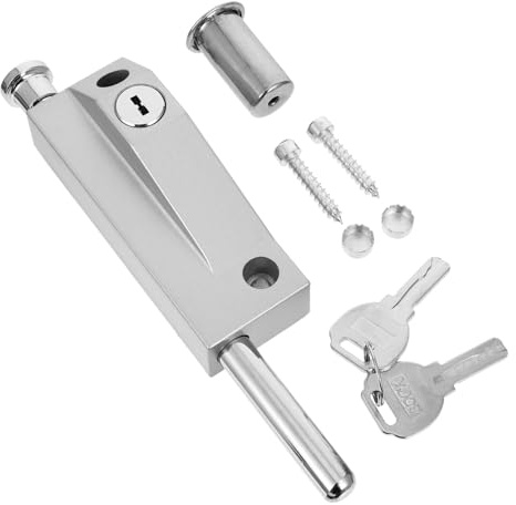 Didiseaon Serrure à Pêne En Alliage De Zinc Verrouillage à Ressort Finition Mate Serrure De Porte En Bois Sécurité Automatique Pour Porte Bois
