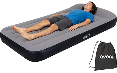 AVENLI selbstaufblasende Luftmatratze/Luftbett 191 x 99 x 30 cm mit eingebauter Pumpe