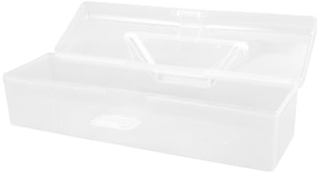 ULTECHNOVO Portable Transparent Bread Box with Handle Airtight PP Cake Carrier for Loaf and Roll Storage Compact Snack Container for Outdoor Picnic Office Use Freshness Preservation