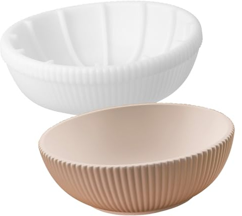 Silicone Resin Bowl Mold for Casting Jewelry Storage | White Lasting-use Mould, round Shape for Trinket Box and Succulent Pot Projects