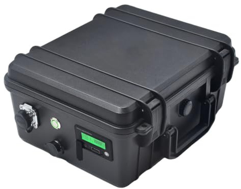 HJGHY Fuente de alimentación portátil móvil para Exteriores de 12V 24V 20Ah 30Ah 40Ah 50Ah 60Ah, batería LiFePO4, estación de energía portátil para Puestos de Camping