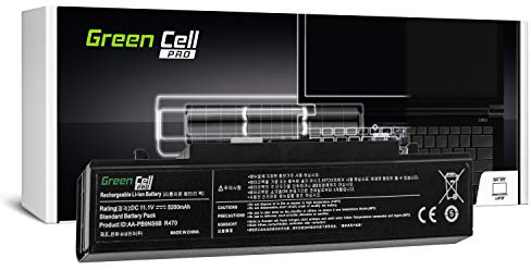Green Cell PRO Serie AA-PB9NC6B AA-PB9NS6B Batteria per Portatile Samsung R519 R522 R525 R530 R540 R580 R620 R719 R780 (Le Pile Originali Samsung SDI, 6 Pile, 5200mAh, Nero)