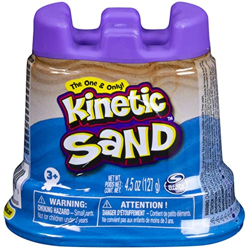 Kinetic Sand Mini slott med formbar sand, blå färg, 127 gr 20084077