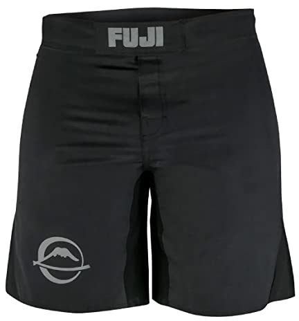 FUJI Baseline Grappling & Fight Shorts for MMA, Judo, Jiu-Jitsu, BJJ and More, Black, Size 36