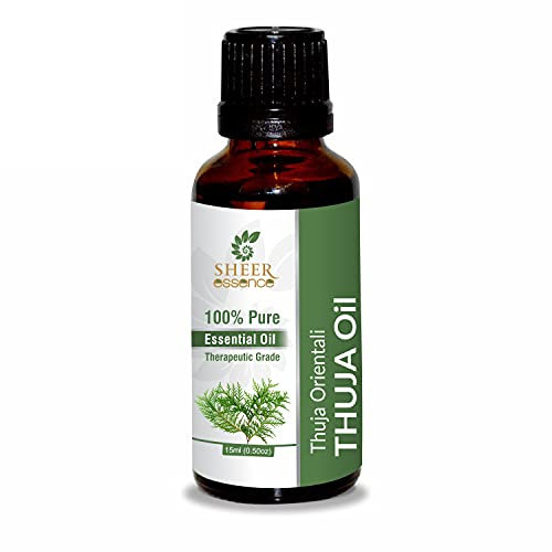 Thuja Oil -(Thuja Orientali)- Essential Oil 100% Pure Natural Undiluted Uncut Therapeutic Grade Oil 0.16 Fl.OZ
