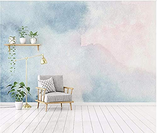 Carta da parati Acquerello Blu Astratto Nordico Carta da parati Carta da parati moderna murale 3D carta da parati 3D fotomurali murale adesivo muro adesiva vintage moderna cucina colla c-150cm×105cm