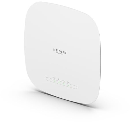 NETGEAR Cloud Managed Wireless Access Point (WAX615) - WiFi 6 Dual-Band AX3000 Speed | Up to 256 Client Devices | 802.11ax | Insight Remote Management | PoE+ Powered or AC Adapter (not Included)