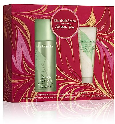 Elizabeth Arden Cofanetto Acqua Profumata Green Tea, profumo fresco e fruttato, profumo leggero e vivace, regalo donna