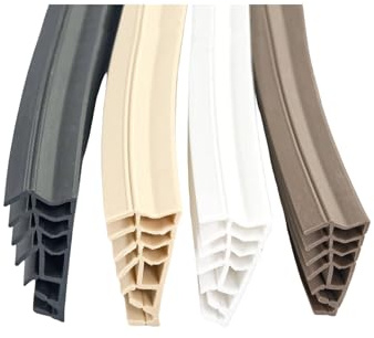 Gedotec Universal Flügelfalzdichtung | 6,5 Meter | für Holzfenster & Holztüren | schwarz | 6308AC | Fensterdichtung/Türdichtung aus TPE | Gummidichtung gegen Zugluft | Falzdichtung