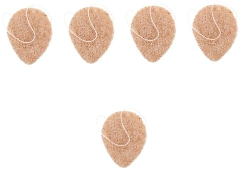 minkissy 5 Esponjas Limpiadoras De Nuez Para Limpieza Facial Esponjas Para Lavar La Cara Faciales Para Limpieza Y Exfoliación Exfoliantes es Esponja De a