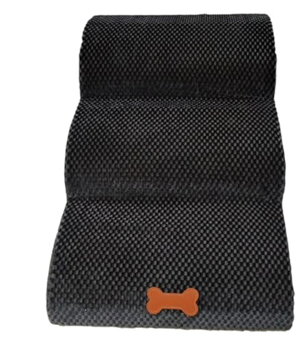 Hundetreppe 4 Stufen, Haustiertreppe Aus Schwamm, Hund Treppe Mit Waschbar Bezug, Hundetreppen, Hochdichtem Schaumstoff Haustiertreppe, Waschbarem Bezug Und Rutschfestem Boden, Waschbarer Bezug Mit Re