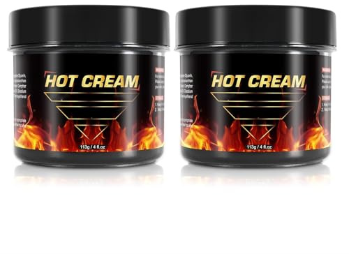 FANSHI 2PCS Hot Sweat Cream – Natural Workout Enhancer for Muscle Warm-Up & Skin Tightening – Supports Sweat & Circulation – for Women & Men – Belly, Thighs, Arms