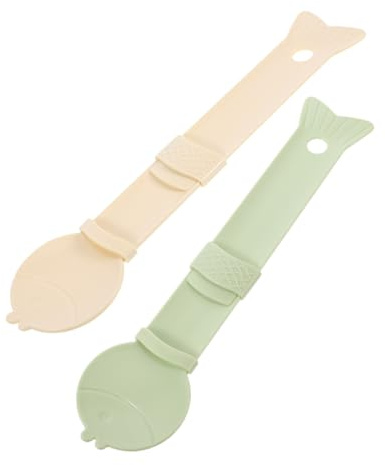 Milisten 2pcs Cat Food Spoon Safe Material Pet Food Scoop for Cats Dogs Easy to Dispenser for Wet Snacks Essential Feeding Tool for Pet Owners
