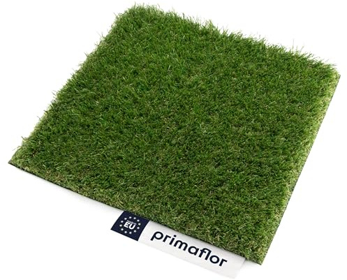 Primaflor Kunstrasen MILO 37 mm 200x50 cm UV-stabiler Rasenteppich mit Drainage/Ablauflöchern, wetterfest & wasserdurchlässig, Kunstgras für Balkon, Terrasse & Garten, Grün