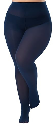Viozocy Strumpfhosen Damen Große Größen, Elastische Hohe Taile Langlebig Strumpfhose, Weich Semi-Blickdichte Plus Größen Feinstrumpfhose XL 2XL 3XL 4XL