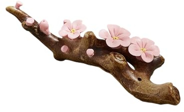 Flower Ceramic Brush Rest Calligraphy Stand Paperweight Holder for Beginner Adult Handwritting Brush Drying Rack