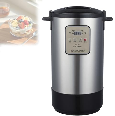 Feiphla Yogurtera Griega La Mejor Yogurera ProbióTica con Control De Temperatura Y Tiempo Ajustable,Prepara Grandes Cantidades De ProbióTicos Vivos En Grandes Cantidades 12L