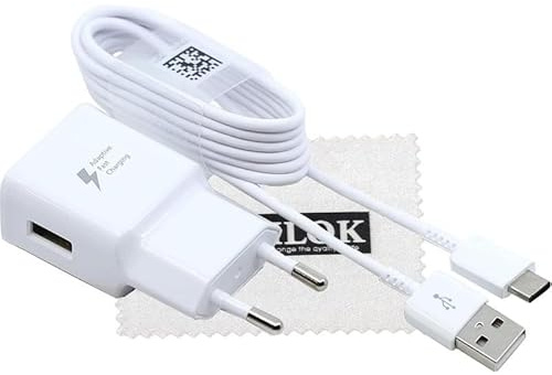 Caricabatterie originale per EP-TA200 per Samsung Galaxy Xcover 7 / Galaxy Xcover 7 Pro Ricarica Rapida 15W 2A Cavo di Ricarica Tipo C con Panno di Pulizia Shlok